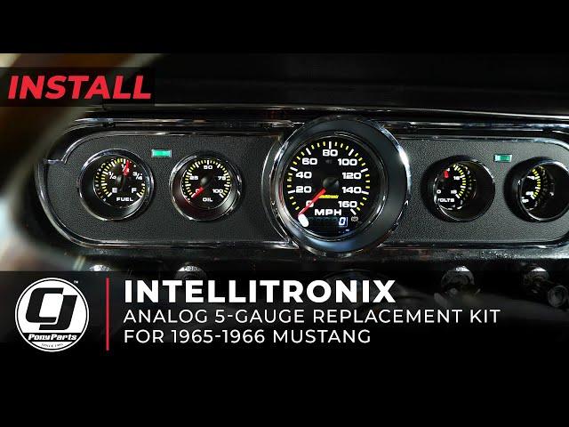 Analog 5-Gauge Replacement Kit | Intellitronix | 1965-1966 Mustang