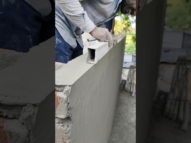 Cementplaster  #shorts #wallplaster #shortsfeed #satisfying #cementplaster #skills