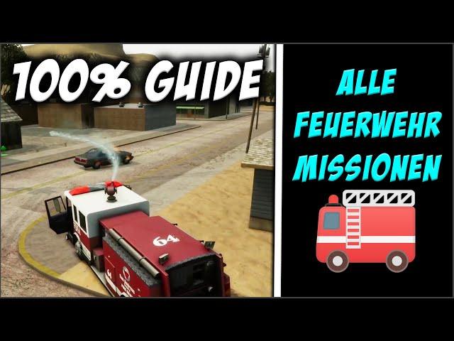 GTA SAN ANDREAS DEFINITIVE EDITION[100%] - 100% GUIDE: FEUERWEHR MISSIONEN  #051