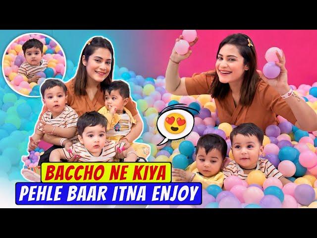 BACHCHON NE KIYA PEHLI BAAR ITNA ENJOY | Family Fitness