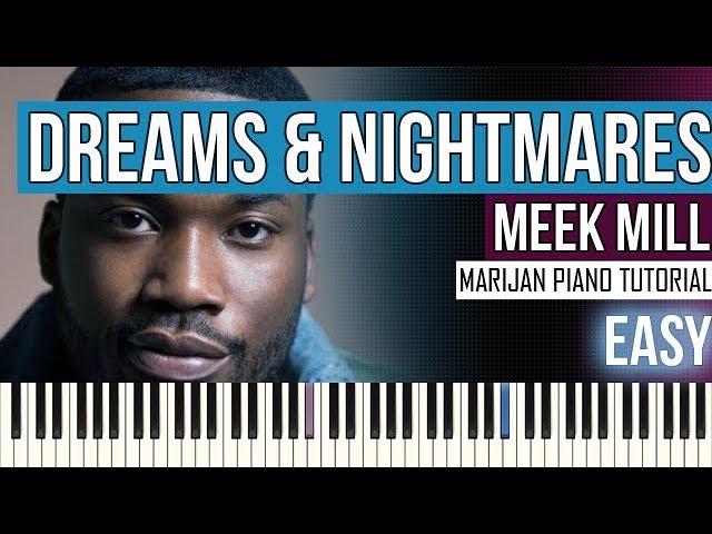 How To Play: Meek Mill - Dreams And Nightmares (Intro) | Piano Tutorial EASY + Sheets