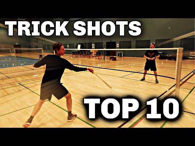 TOP 10 BADMINTON TRICK SHOTS - 2020 edition