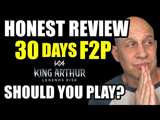 30day F2P REVIEW How strong is my account? King Arthur Legends Rise gameplay honest best gacha 2025