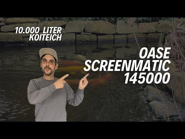 Oase BioTec ScreenMatic am 10.000Liter Koi Teich