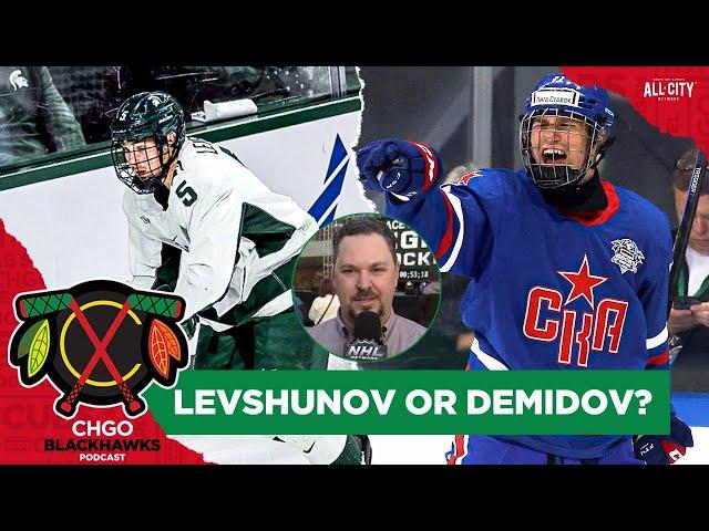 Artyom Levshunov or Ivan Demidov? We Ask Adam Kimelman of NHL.com | CHGO Blackhawks