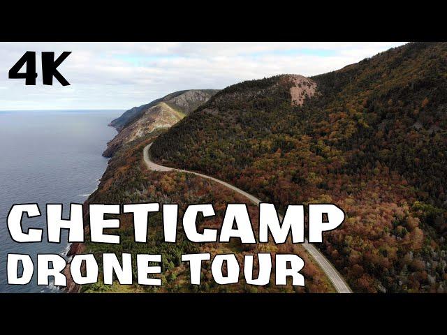 CHÉTICAMP DRONE TOUR - Autumn in the Cape Breton Highlands 4k