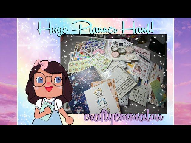 Huge Planner Haul feat TheCoffeeMonsterzCo, Papershire, Harriet Wright Designs and more!