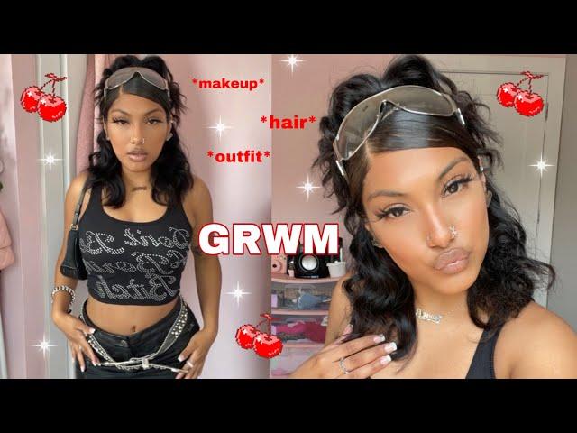 GRWM: TAKING MYSELF ON A DATE  makeup/hair/outfit
