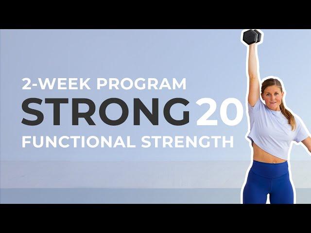 Strong 20: Free 2-Week Workout Program At Home (Dumbbells Only)