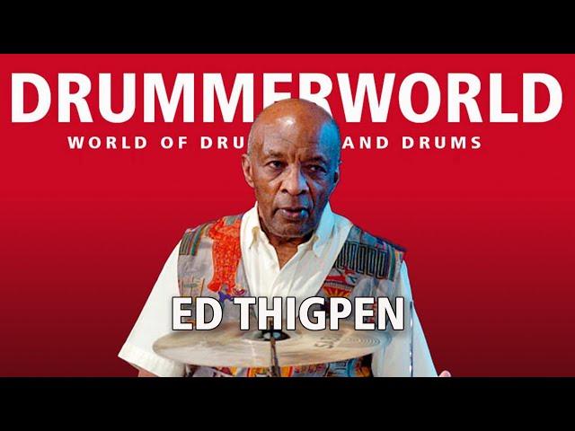 Ed Thigpen Drum Solo Ed goes Metal with Double Bass Pedal #edthigpen #drummerworld