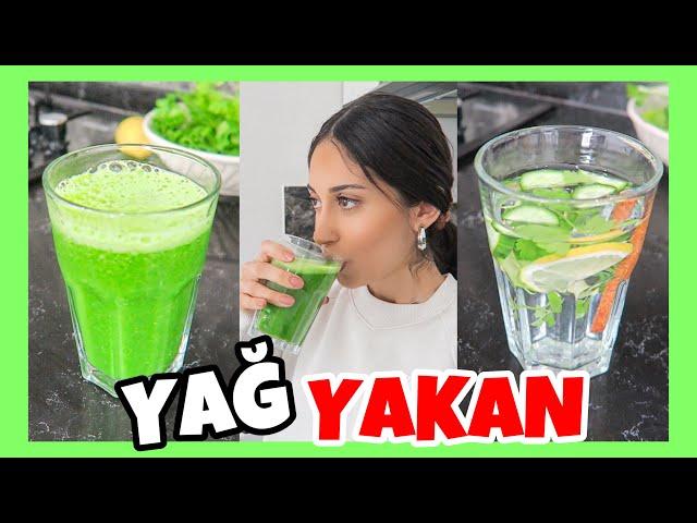 ZAYIFLATAN, YAĞ YAKAN, ÖDEM ATTIRAN DETOKS SUYU TARİFİ | 1 HAFTADA 5 KİLO VER