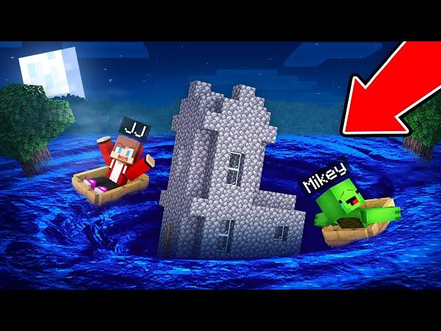 Mikey and JJ Survive The EPIC WHIRLPOOL in Minecraft (Maizen)