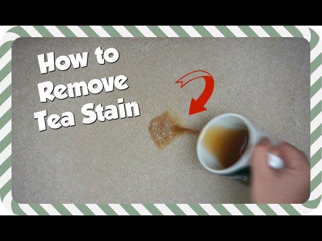 How to Remove Tea Spill Stain | Stain Fu Holidays