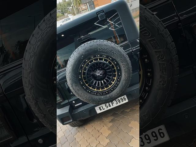 18” GTR Pro Alloy wheels Installed in Mahindra Thar @adonzautomotive #thar #alloywheels #alloy y