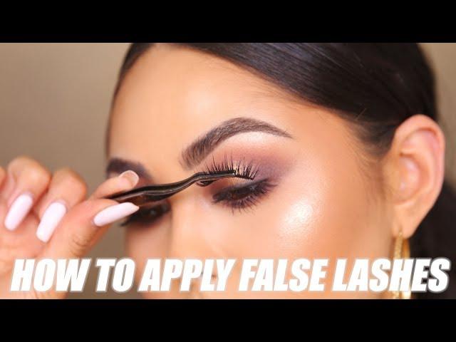 How To Apply False Lashes for Beginners | Roxette Arisa