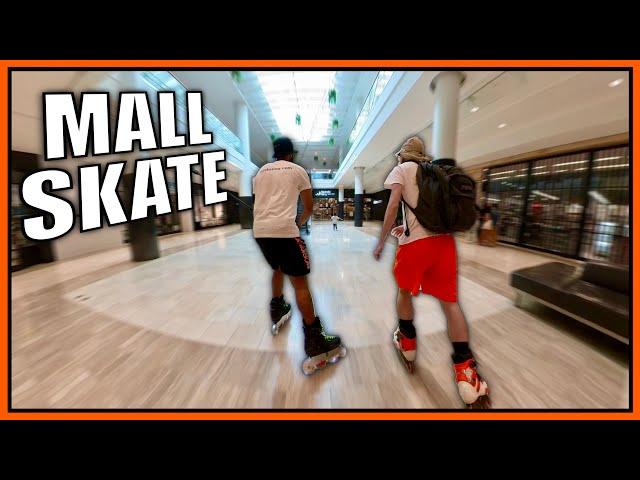 SKATING INSIDE A MALL @rollerbearding