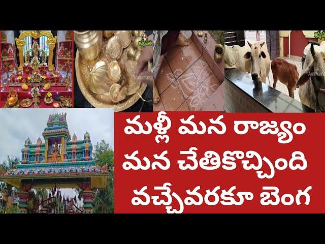 మళ్లీ మనరాజ్యం మనచేతికివచ్చింది|వచ్చేంతవరకు ఎంతబెంగగాఅనిపించిందో| మీకు అలానే ఉంటుందా