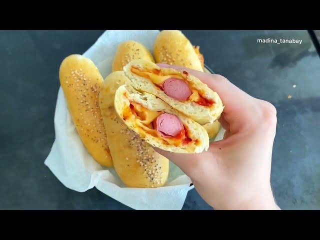 Сосиски в тесте с сыром в духовке