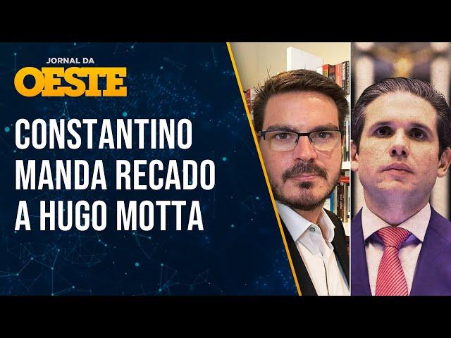 Constantino rebate declaração de Motta sobre exilados políticos: 'Ainda estou aqui'