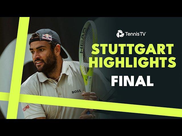 Jack Draper vs Matteo Berrettini Battle For The Trophy  | Stuttgart 2024 Final Highlights