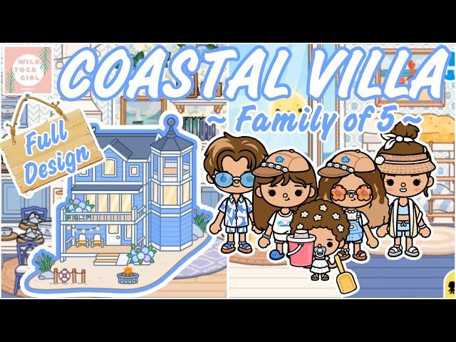 COASTAL VILLA  FULL HOME DESIGN  TOCA BOCA WORLD 