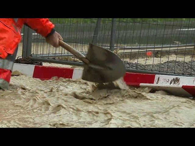 WATCH: Rapid storms cause chaos in Switzerland