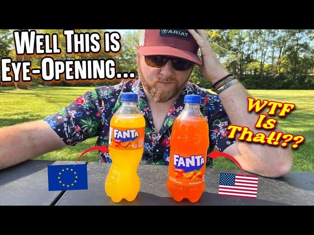 European vs American FANTA Comparison & Taste Test *Shocking Quality DIFFERENCE