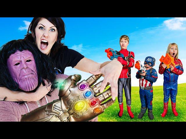 Avengers Hero Kidz Nerf Battle Thanos