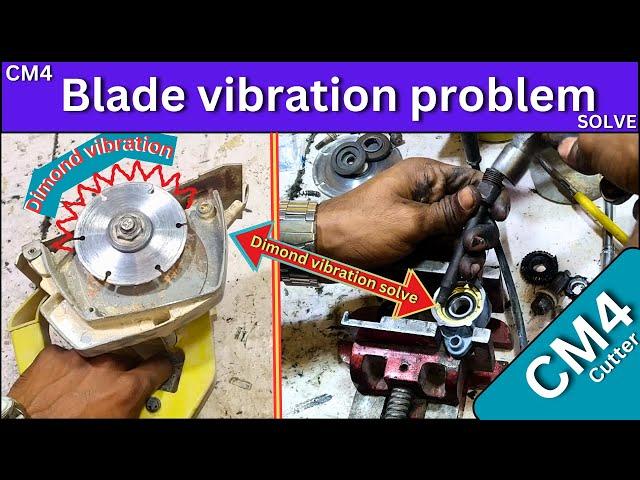 Cutter machine blade  vibration problem solve | cutter machine repair | how to repair marble cutter