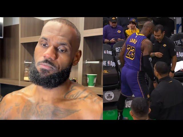 LeBron James gives update on groin injury suffered vs Celtics 