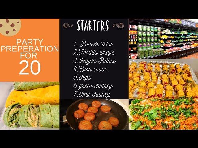 Housewarming Party | Indian Food Menu for 20 |Indian party Menu|Desi khana