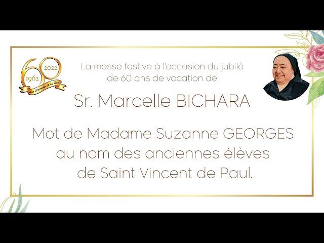 Mot de Madame Suzanne GEORGES