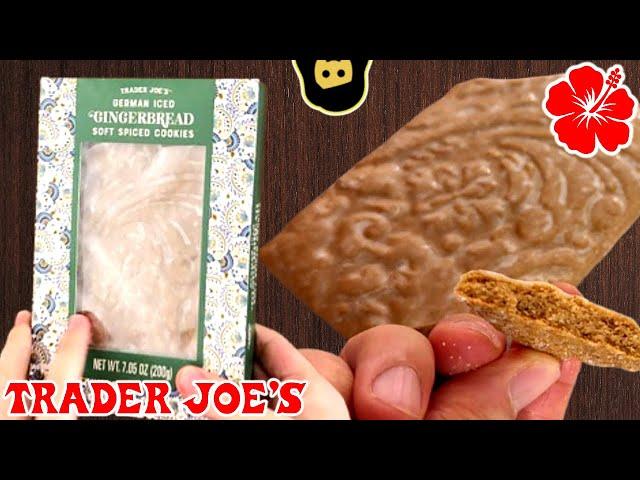 German Iced Gingerbread Soft Spiced Cookies - Trader Joe’s Product Review