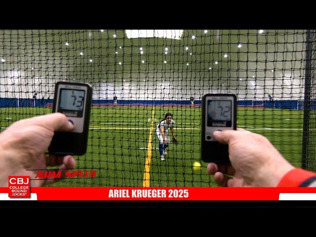 Ariel Krueger 2025 Shortstop/Outfielder Softball Skills Video