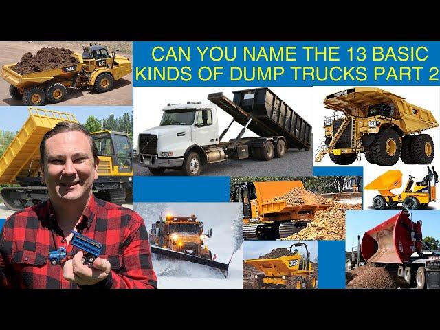 Types of Dump Trucks Part 2 Diecast Mack B Model Dump Truck Sid Kamp 64th Scale First Gear