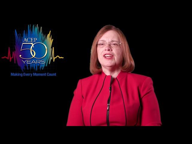 Dr. Sandy Schneider - 50 Years of ACEP