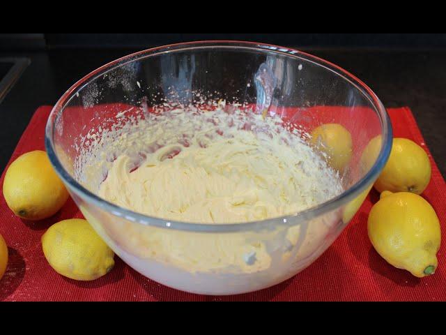 LEMON CREAM  quick and easy. Just 3 ingredients.