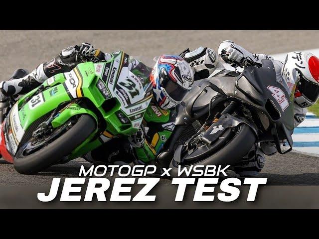 JEREZ TEST MotoGP x WSBK || Garrett Gerloff Challenged Aleix Espargaro's Lap Time on Kawasaki ZX10RR