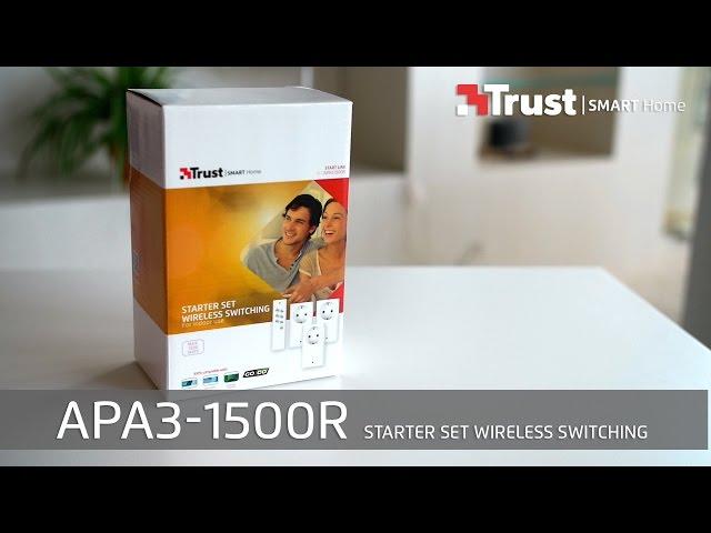 Trust Smart Home Installation APA3-1500R Starter Set Wireless Switching (SPANISH)