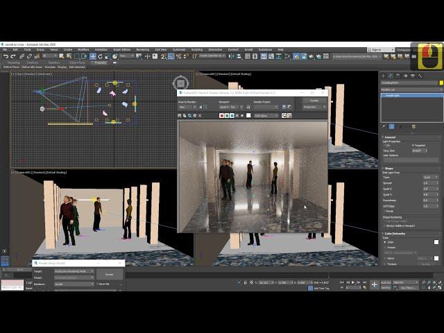 3ds max 2020 populate & arnold tutorial | by kristoffe