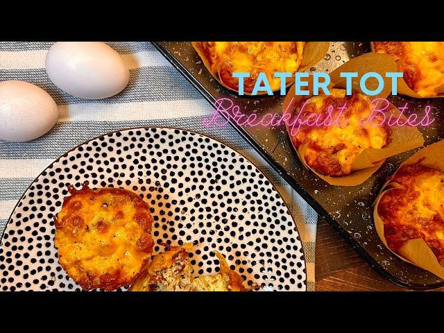 Kid Friendly Tater Tot Breakfast Bites!