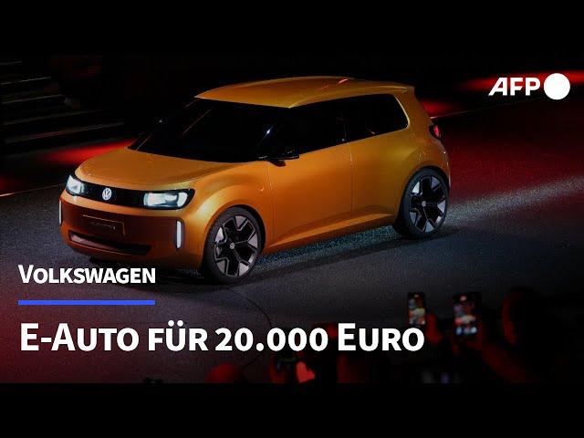 VW stellt E-Auto für 20.000 Euro vor | AFP