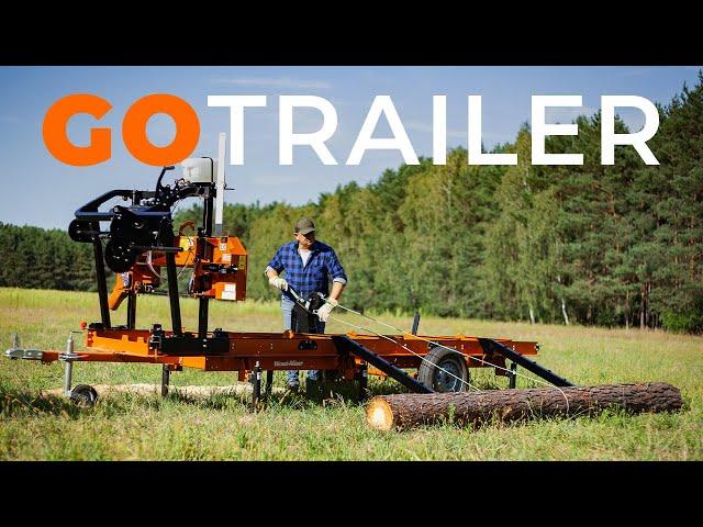 GO Trailer for LX50, LX25, and LX55 Series Portable Sawmills | Wood-Mizer