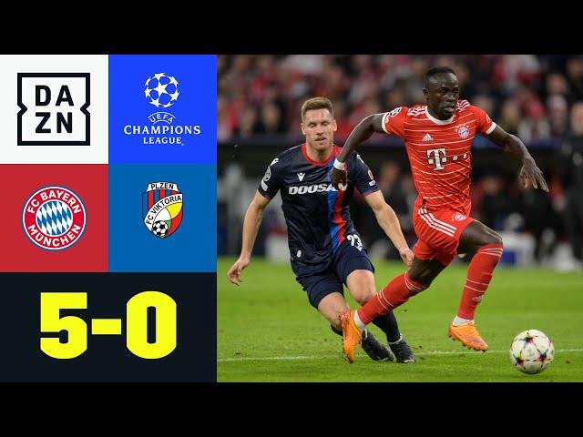 FC Bayern München - Viktoria Pilsen 5:0 | UEFA Champions League | DAZN Highlights