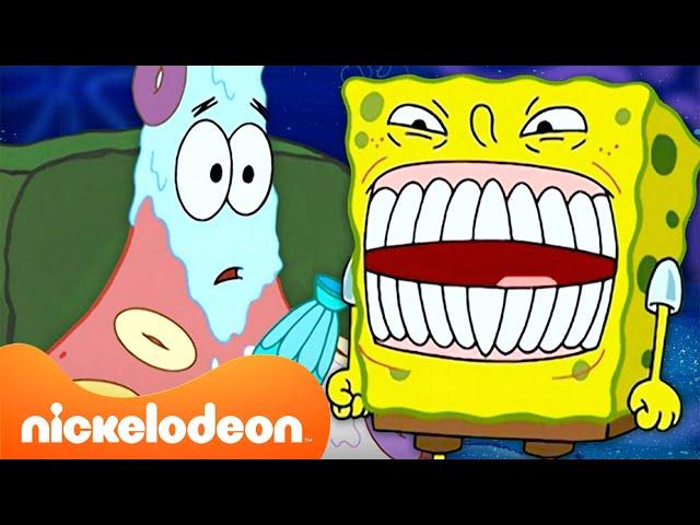 SpongeBob | Karakter SpongeBob Mana yang Paling Kejam?  | @SpongeBobOfficial | Nickelodeon Bahasa