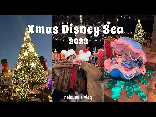 【Disney vlog】40周年ver.4年振りのシーのツリーは迫力満点クリスマスディズニー大満喫しちゃった限定フード/プライオリティパス