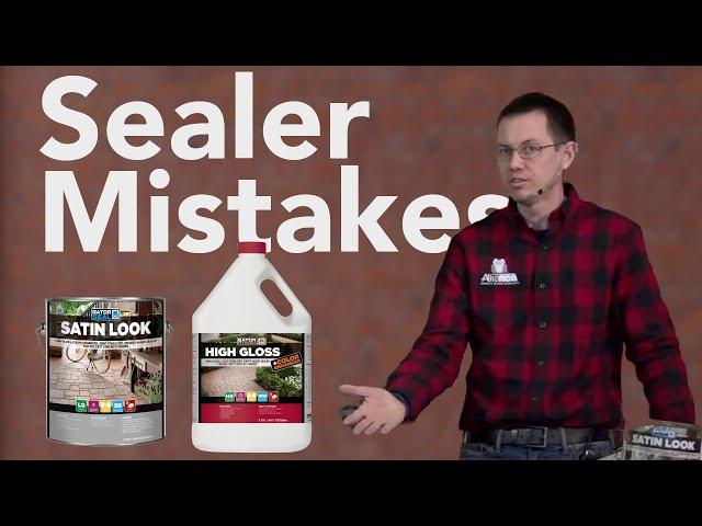 Worst Sealer Mistakes And How To Avoid Them | Hardscape Training | Alliance Gator Education