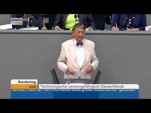 Bundestag: Verabschiedung von Heinz Riesenhuber vom 22.06.2017