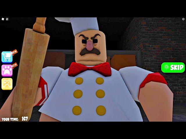 GARRY'S BAKERY RUN! (NEW OBBY) ALL JUMPSCARES FULL GAMEPLAY | ROBLOX