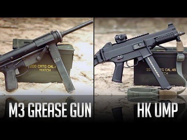 M3 Grease Gun and HK UMP